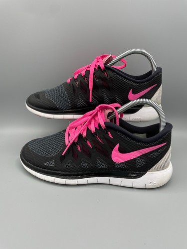 Nike Free 5.0 642199-062 Black/Pink Size UK 5 EU 38.5 US 7.5 - Picture 6 of 11