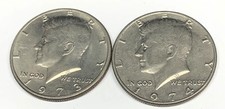 # C4313   U.S. KENNEDY HALF DOLLARS   2  COINS,     1973-P, 1974-P