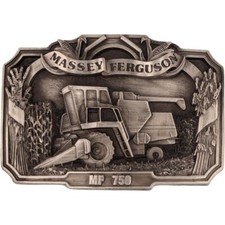 New Massey Ferguson MH 750 Tractor Harris Farmer Farming NOS Vintage Belt Buckle