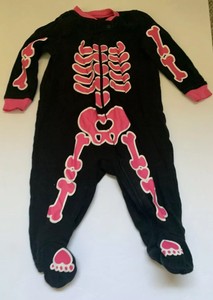 infant skeleton pajamas