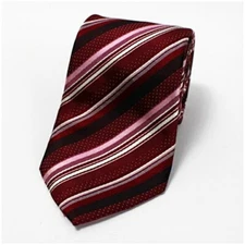 Authentic MICHEL KLEIN Silk Necktie Used A Rank MICHEL KLEIN Men's