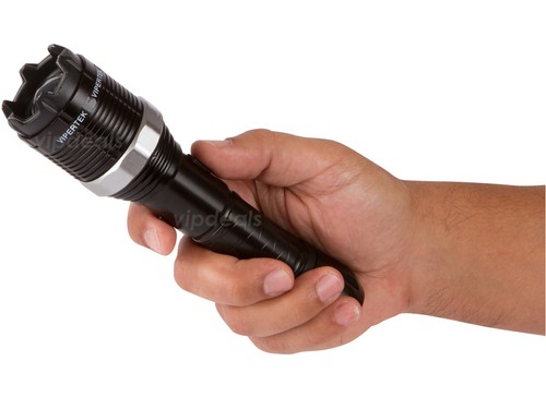 VIPERTEK Stun Gun VTS-T01 - 550BV Heavy Duty Rechargeable LED Flashlight - Picture 4 of 6