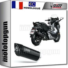 silencieux approuve catalyse mover acier noir mivv pour honda forza 300 2019 19