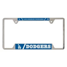 LOS ANGELES DODGERS METAL LICENSE PLATE FRAME FROM WINCRAFT