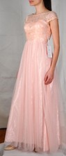 New JJ's House Sz 2 Wedding Special Occasions Full Length Formal Gown Pearl Pink