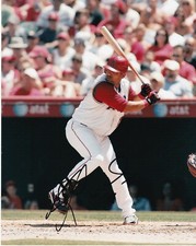 KENDRY MORALES  ANAHEIM ANGELS    ACTION SIGNED 8x10