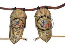 Medieval Knight Tasset Battle Armor LOTR Brass Plated Waist Fauld Belt