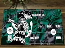 O-P OPCG TCG CCG Table Mouse Pad Perona Duel Playmat Trading Card Game Mat & Bag