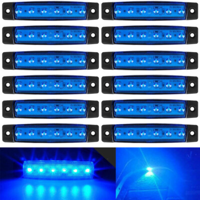12pcs Marine Boat LED Cabin Deck Courtesy Light Stern Transom - Foto 8