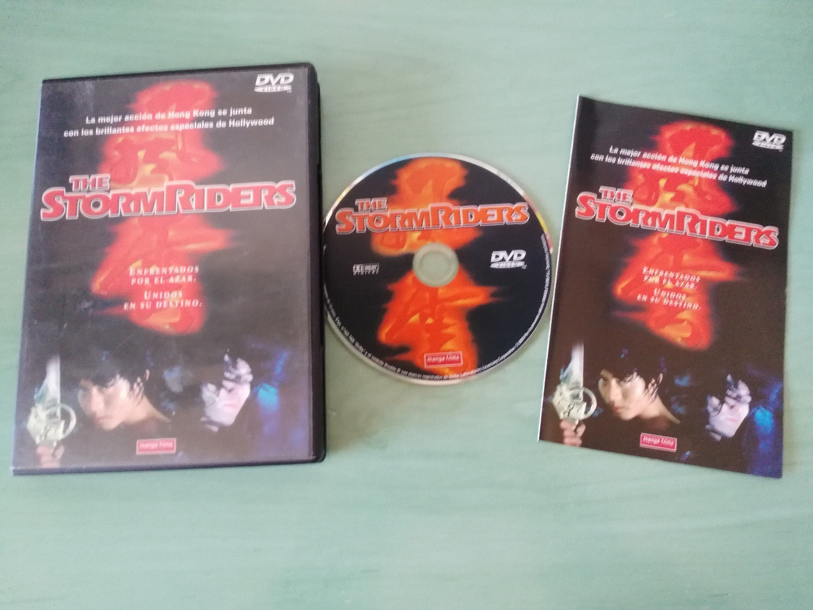 THE STORMRIDERS STORM RIDERS Ekin Cheng DVD + Extras Cantones Español Region 2