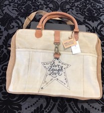 Bolla Bags Ladies Canvas & Leather Laptop Work Bag