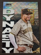 2022 Stadium Club Chrome Manny Machado Dynasty and Destiny Wave Refractor #9A