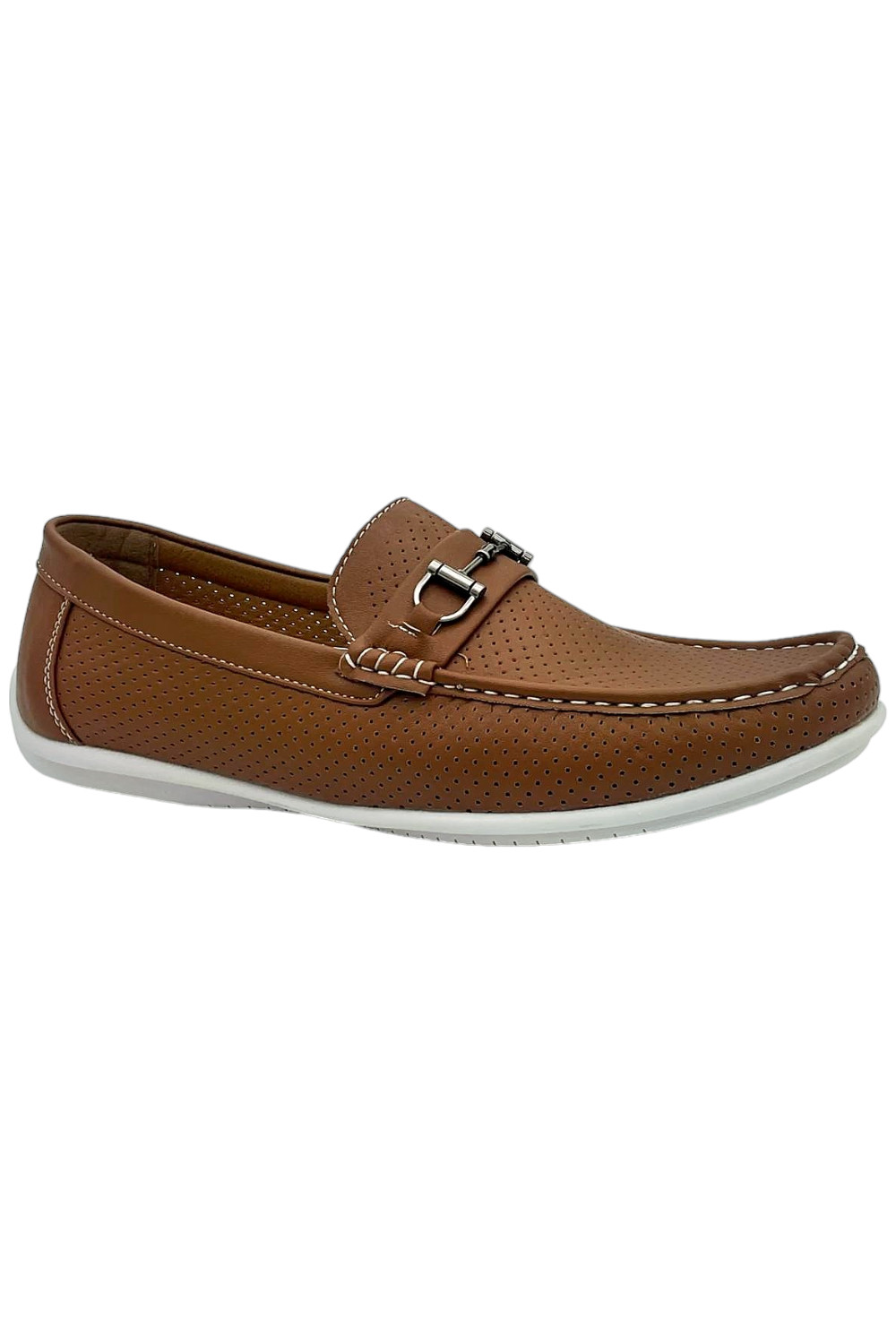 Aston Marc Men's Perforated Classic Driving Tan