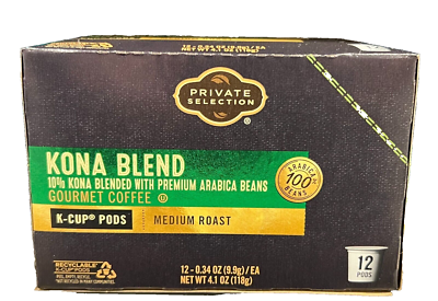 Private Selection Kona Blend Coffee K Cups Keurig 4.1 oz 12ct | eBay