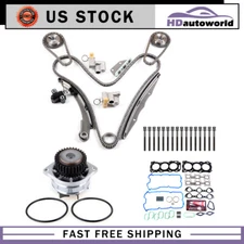 For Nissan Xterra 05-09 4.0L Timing Chain Kit Head Gasket Bolts Set Water Pump