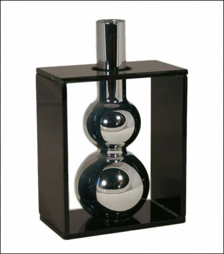 Vasi d'argento di vetro per la decorazione della casa