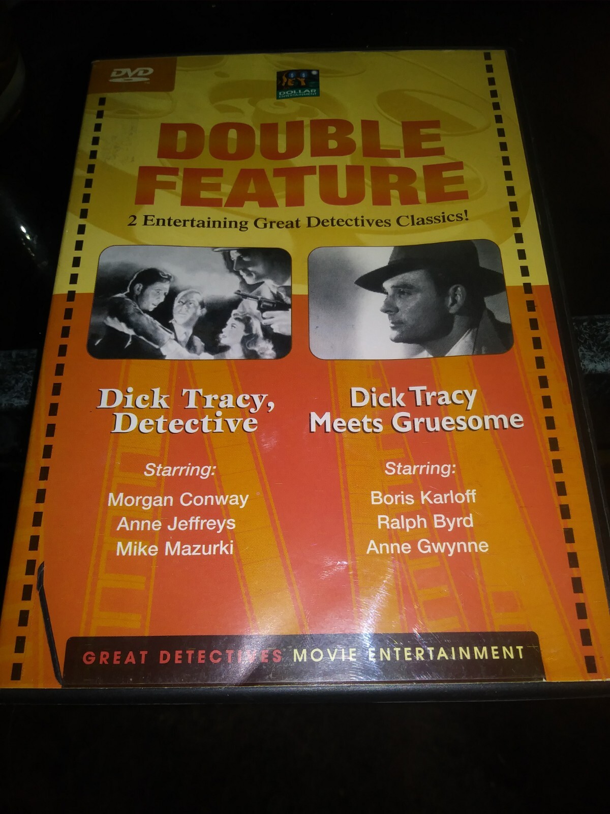 Dick Tracy Double Feature: Dick Tracy Detective/Meets Gruesome DVD ...