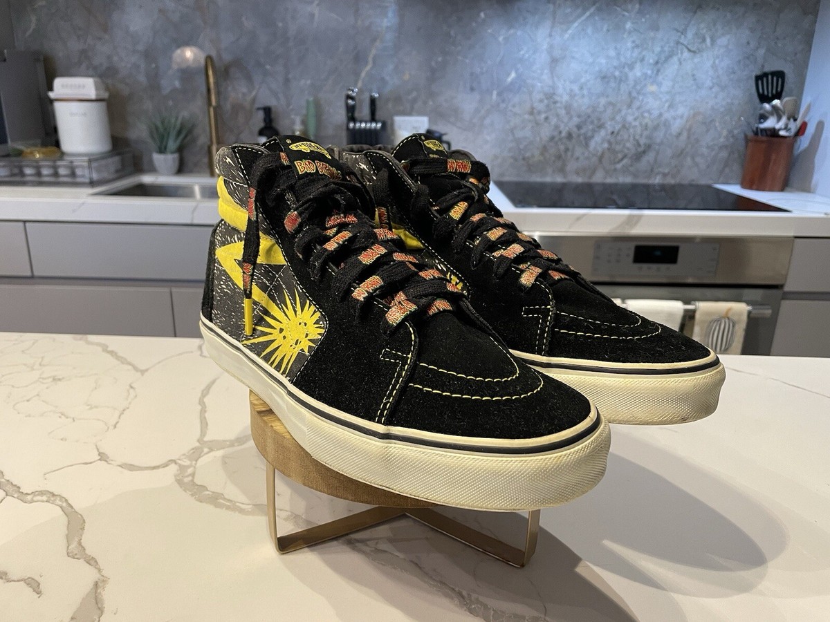 BAD-LIKEページ Toddler Sk8-Hi Reissue Side Zip Shark Shoe in Green / Black