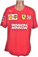 FORMULA 1 SCUDERIA FERRARI 2019/2020 TEAM SHIRT PUMA SIZE XL VETTEL LECLERC ERA