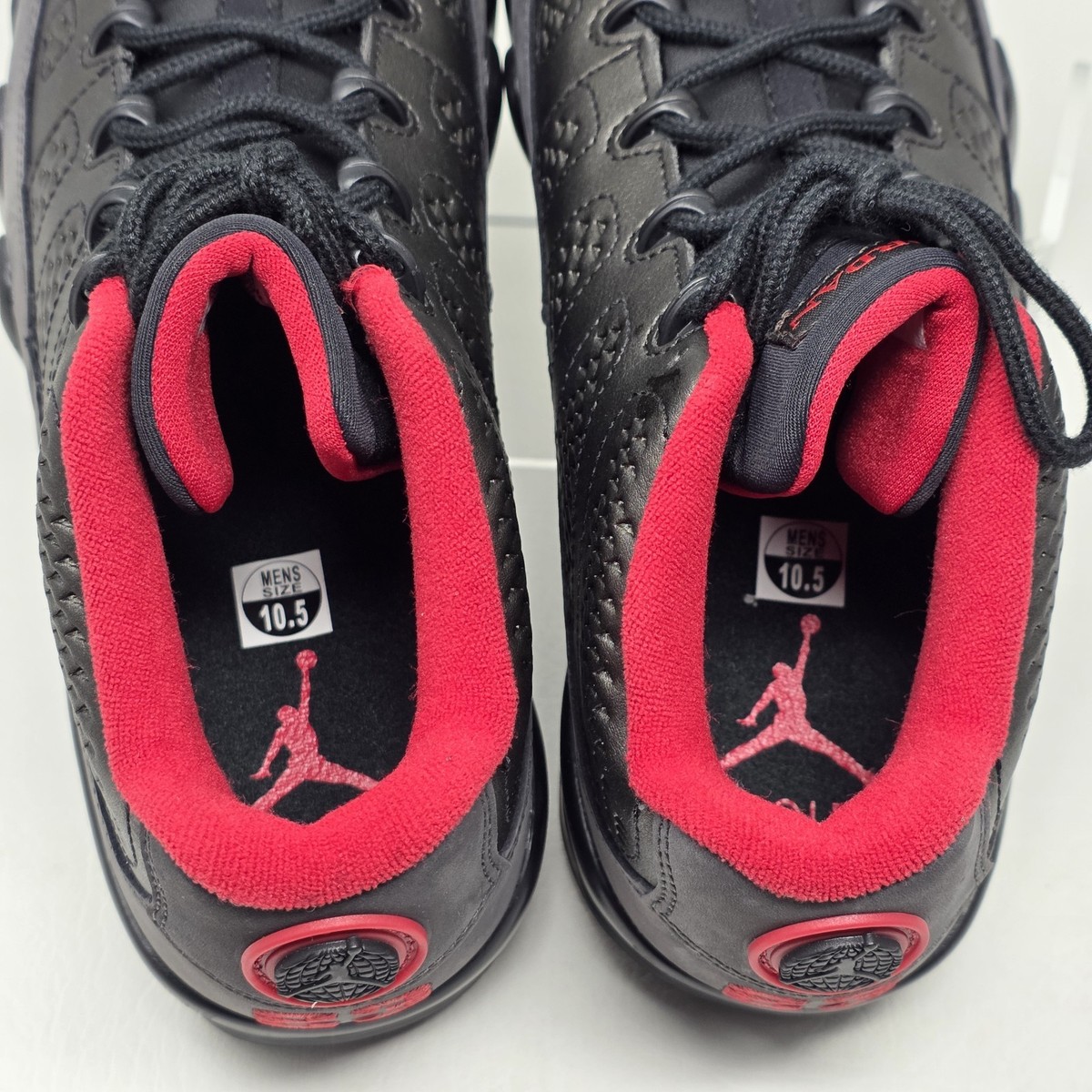 Nike Air Jordan 9 Low Golf Charcoal Men Sz 10.5 Black True  display picture 3