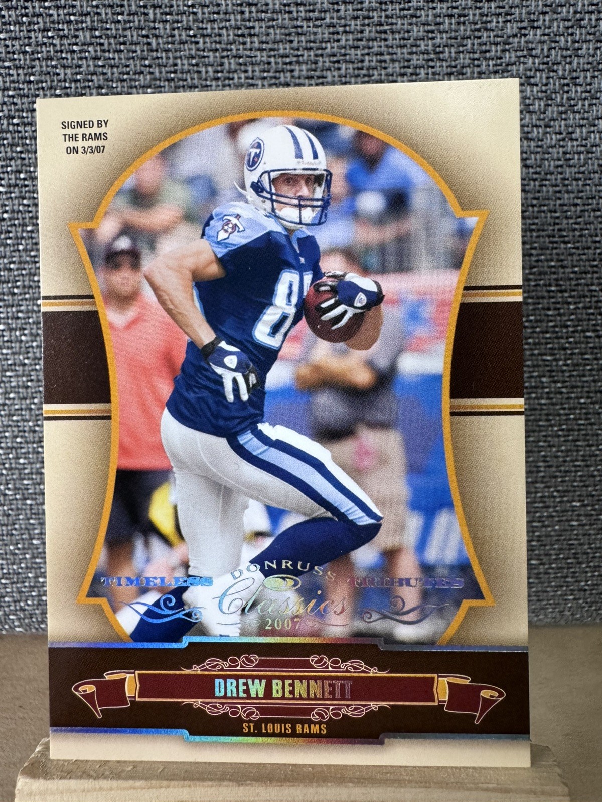 2007 Donruss Classics Timeless Tributes Silver /50 Drew Bennett #95