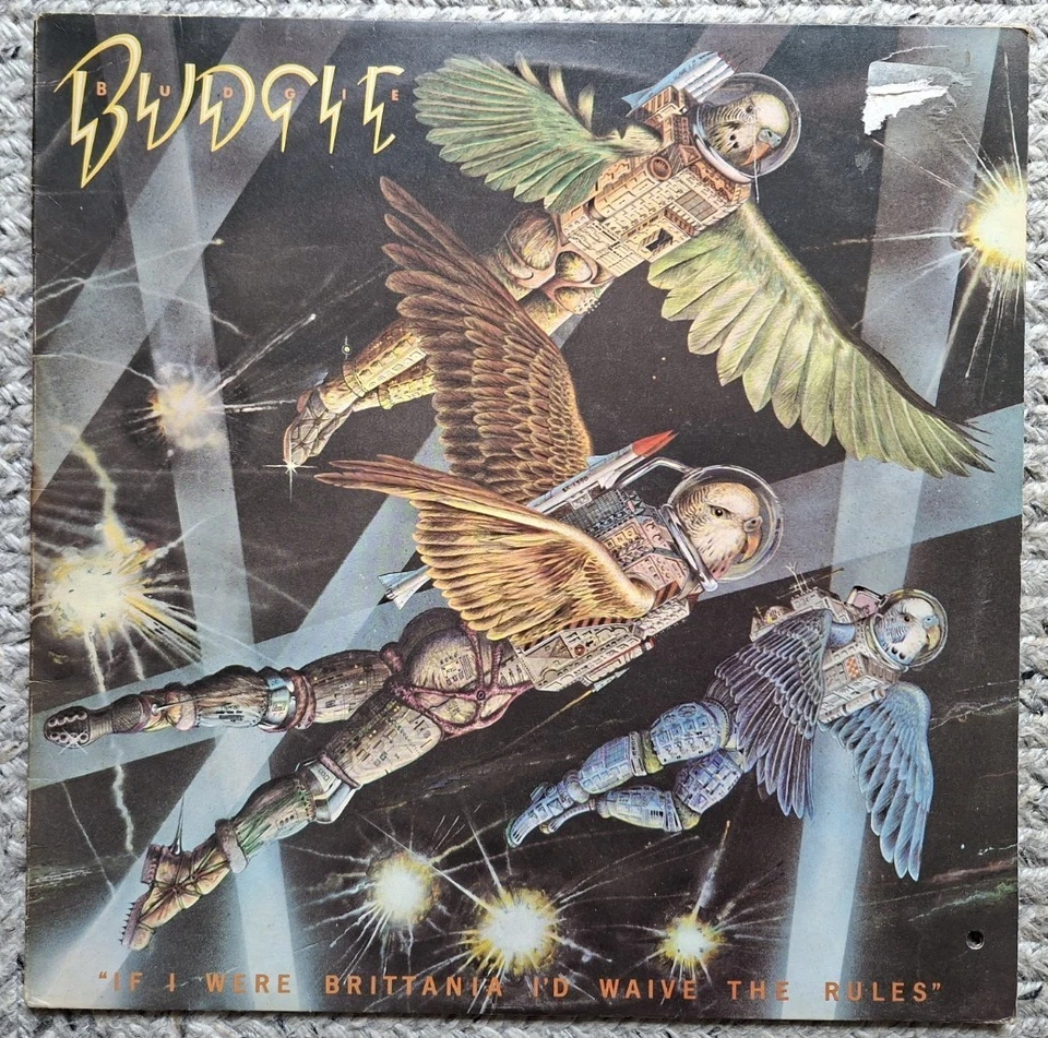 Budgie "If I Were Brittania I'd Waive The Rules" 1976 Original Ex to VG ZZ Top - Image 2 of 4