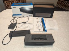 Bose SoundLink Mini II Bluetooth Speaker Black w/ Charging Cradle TESTED 