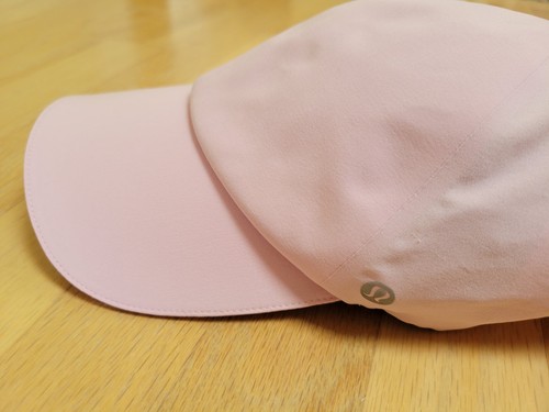 Lululemon Lightweight Running Cap Hat Adjustable Strap, Light Pink, One Size