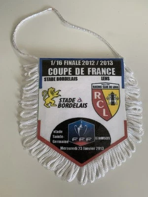 RC Lens Stade Bordelais fanion coupe de France 2012-2013 football Bordeaux - Photo 1/2