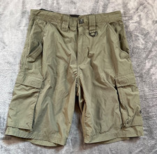 Boy Scouts Cargo Shorts Adult Small 10.5" Inseam Green Centennial Uniform Nylon