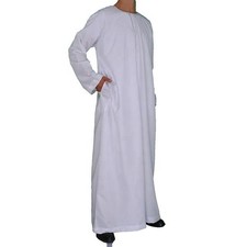 Muslim Men Abaya Arab Kaftan Dishdasha Jubba Thoub Thobe Saudi Long Robe Ramadan