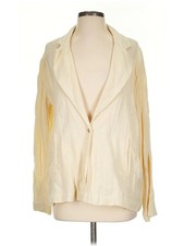 Free People Women Ivory Blazer S
