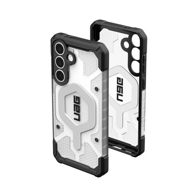 UAG Samsung Galaxy S25 FE Case Pathfinder Clear - Magnetic Rugged, Ice/Silver