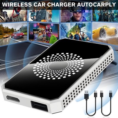 Wireless Carplay AI Box Apple Android Auto Adapter USB WIFI mit Netflix YouTube