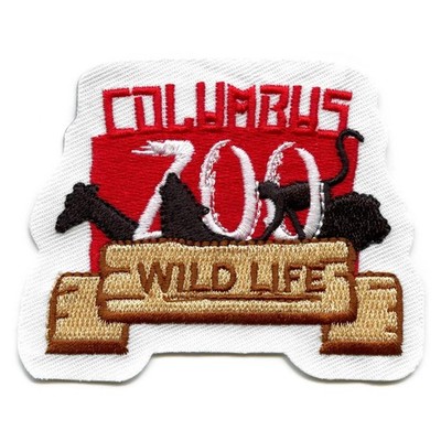 Columbus Zoo Wild Life Patch Attraction Souvenir Embroidered Iron On