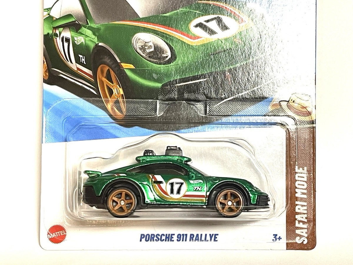2025 Hot Wheels Porsche 911 Rallye Super Treasure Hunt US Card W