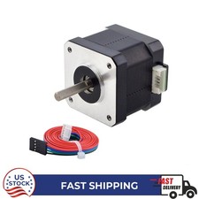 E Series Nema 17 Bipolar 42Ncm 1.5A 42x42x38mm 4 Wires w/ 1m Cable & Connector