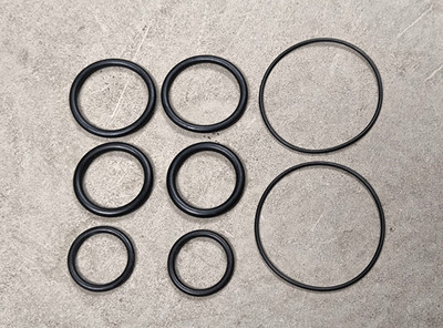 16-teilig O-Ringe SET für UVC Lampen 25 30 37 60 mm UV-C O-Ring Dichtung