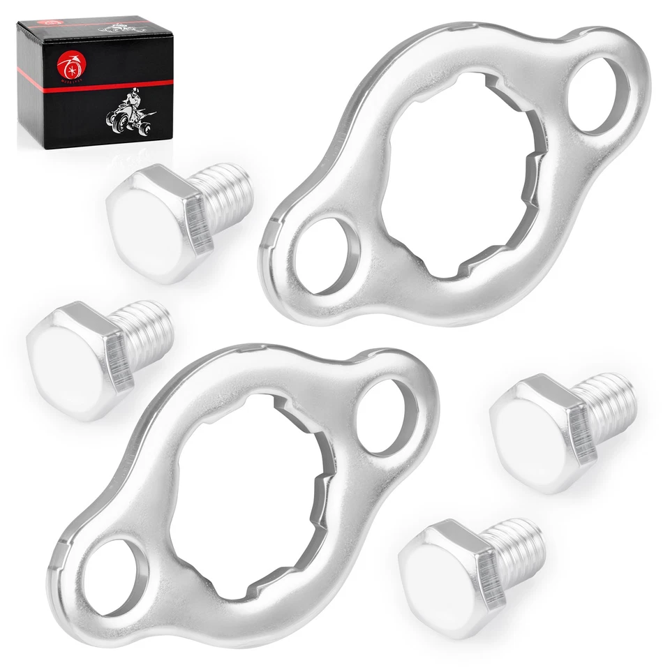 Paquete de 2 placas de retención de piñón delantero del motor para Honda NS50F NSR50 MB5 SL70 Z50A Foto 3 de 4