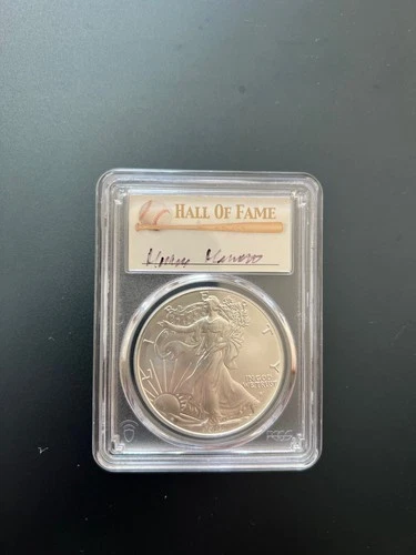 2022 American Silver Eagle MS70 FDOI HOF Minnie Minoso Signed