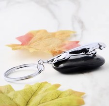 Metal Leaping Jaguar Mascot Keyring Key Chain XF XJ XK F-Type F-Pace 198