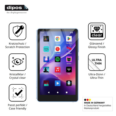 4x Schutzfolie klar für PINHUI H1 Displayschutzfolie Folie Display Schutz dipos