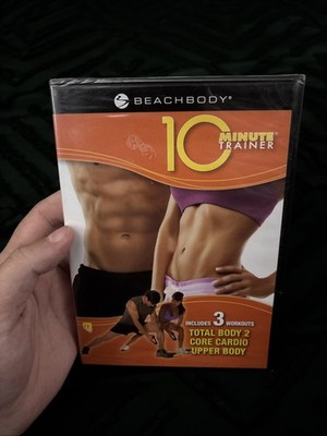 BEACHBODY 10 MINUTE TRAINER  DVD TOTAL BODY 2 CORE CARDIO  BRAND NEW SEALED