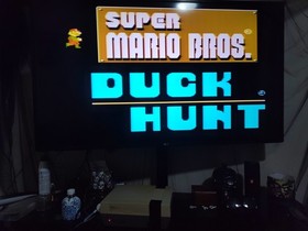 NES Console Bundle with Two Original Controllers, Super Mario/ Duckhunt