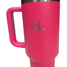 JUJIN 40 oz. HOT‎ PINK Insulated Tumbler