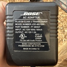 Original BOSE JOD-48U-08A 12V Power AC Adapter for Companion Pre-owned EUC