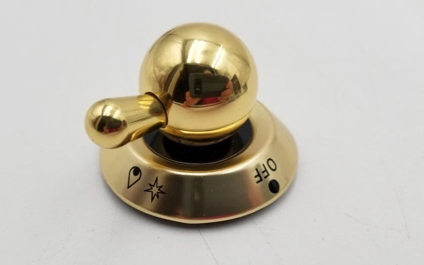 ILVE EG9493002000116 Brass Burner Knob for Majestic/Nostalgie II Ranges ~ A1-5b - Image 2 of 3