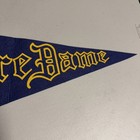 NOTRE DAME vintage Felt Pennant Bright Colors Football. 1960s — photo 5