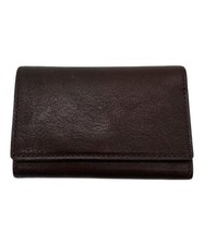 Authentic Tsuchiya Bags Leather Chocolate Versatile Key Case Brown Men  7971