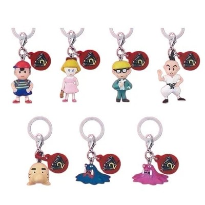 チーズ一家　ジッパーチャーム Mother MOTHER 2 EarthBound Charm Mascot Keychain 7 Types Complete set